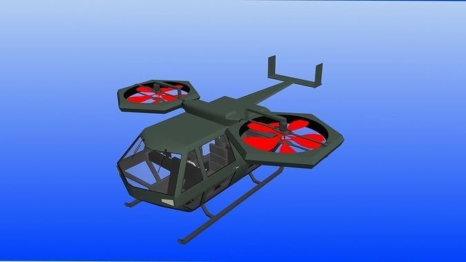 Helicopter 3D model