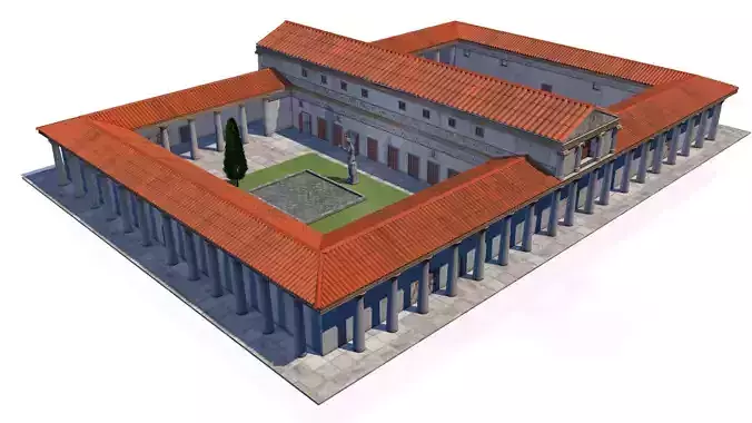 Classic roman palace