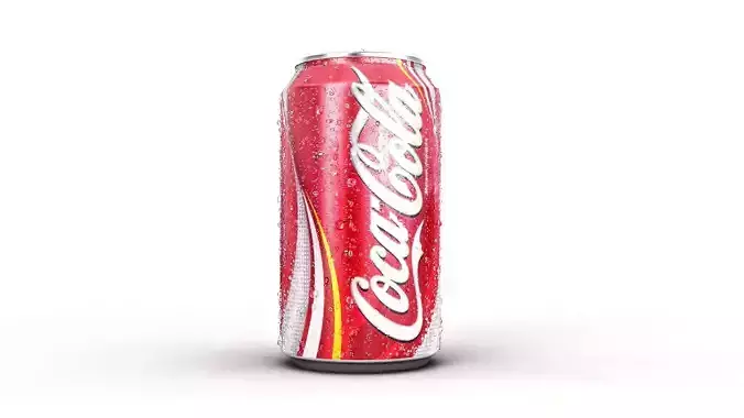 Coke Can with drops