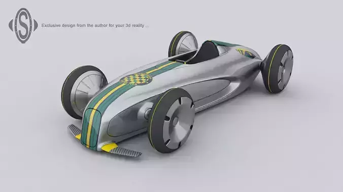 RACER 7 futuristic race car