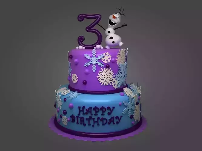 Cartoon cake fondant cake