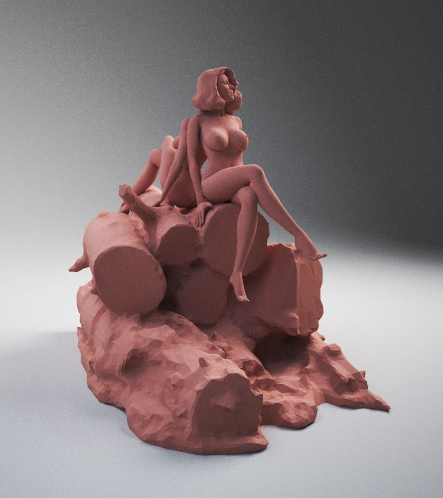 two naked girls 3D print model_20