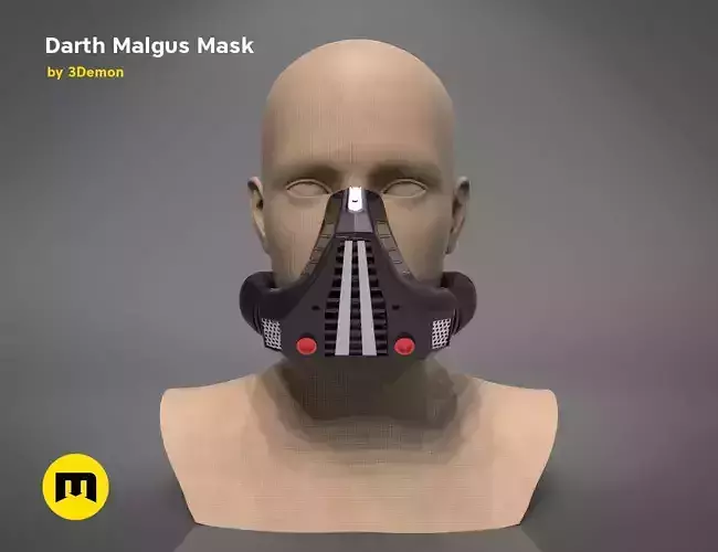 Darth Malgus mask - Star Wars 3D print model