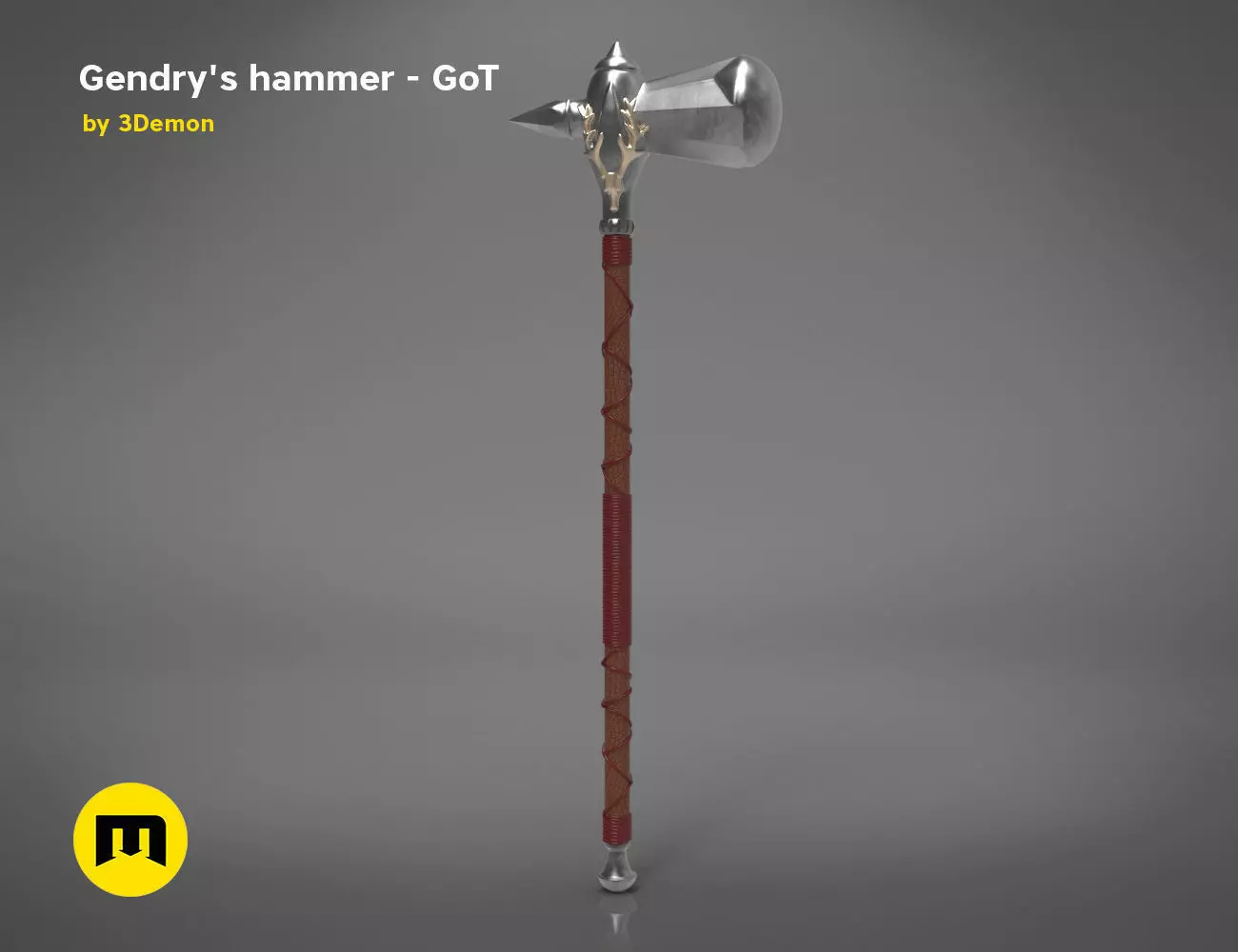 Gendrys Hammer - GAME OF THRONES 3D print model_0