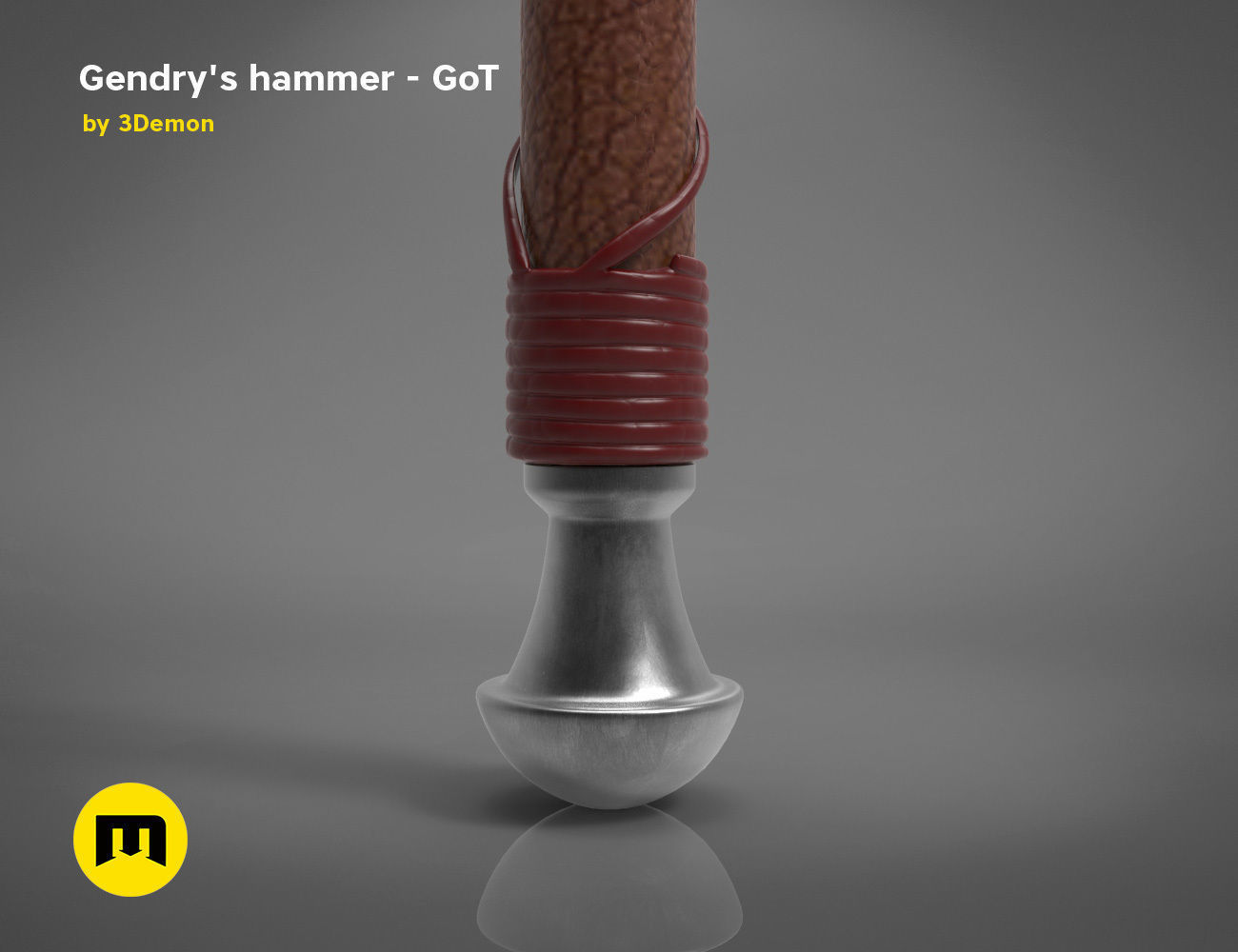 Gendrys Hammer - GAME OF THRONES 3D print model_2
