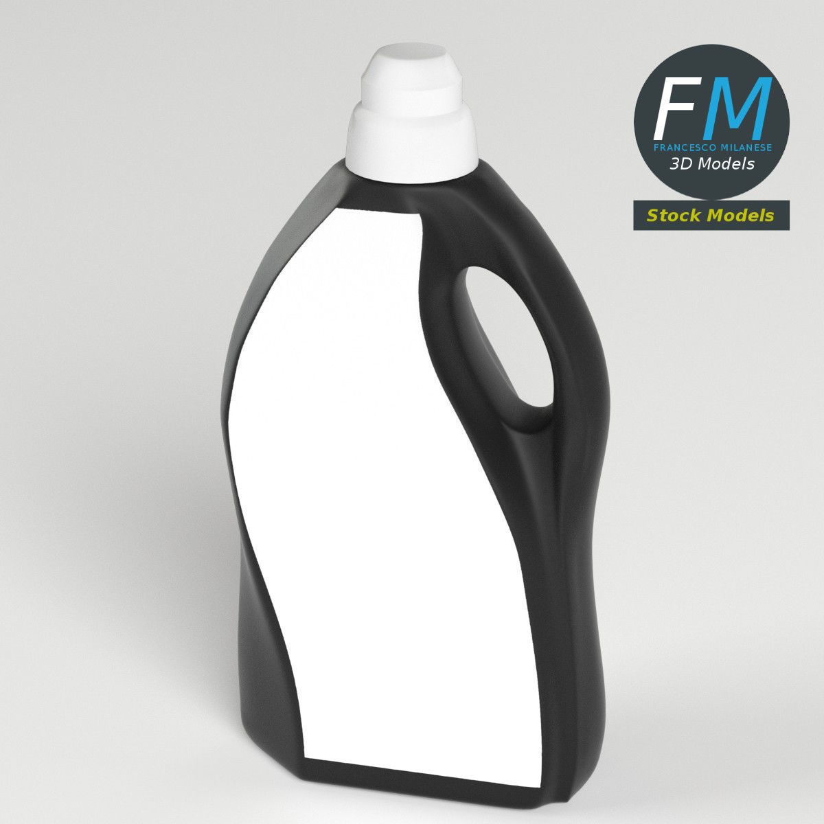 Detergent container 1 3D model_2