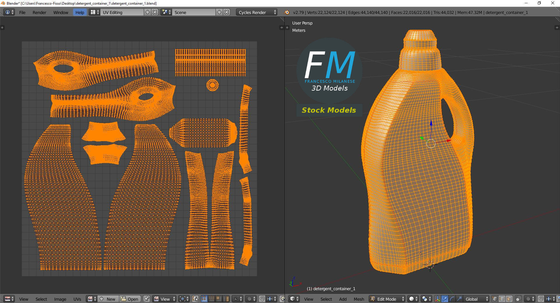 Detergent container 1 3D model_10
