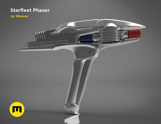 Starfleet Phaser - Star Trek 3D print model