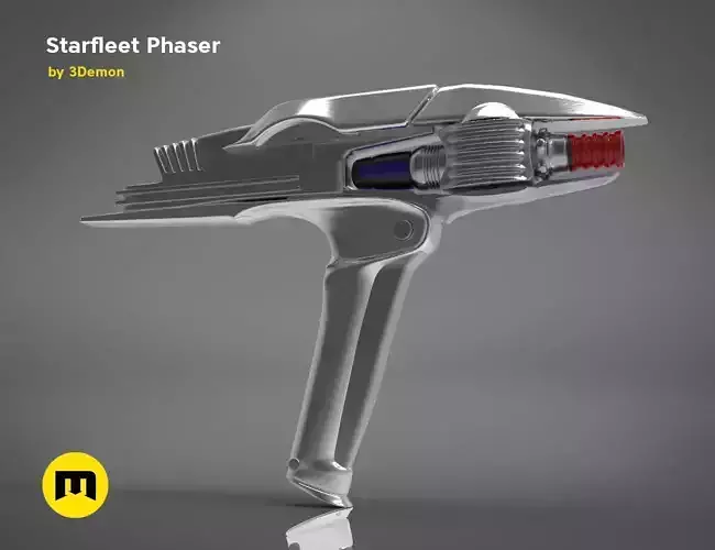 Starfleet Phaser - Star Trek 3D print model