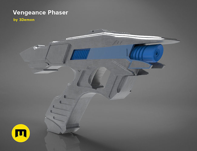 Vengeance Phaser - Star Trek 3D print model