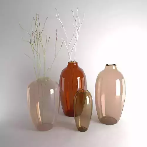 Glass vases