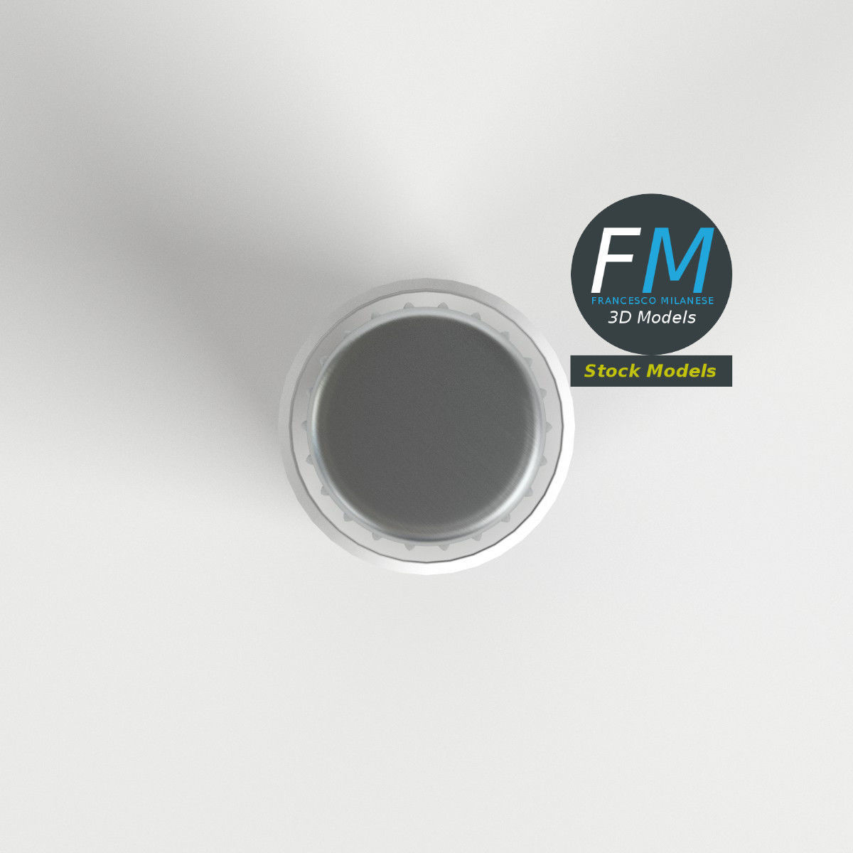 Small aperitif bottle 3D model_6