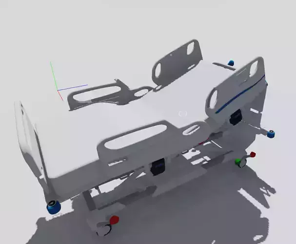 Hospital bed Free 3D model