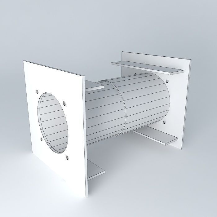 Flue Collar Free 3D model_3