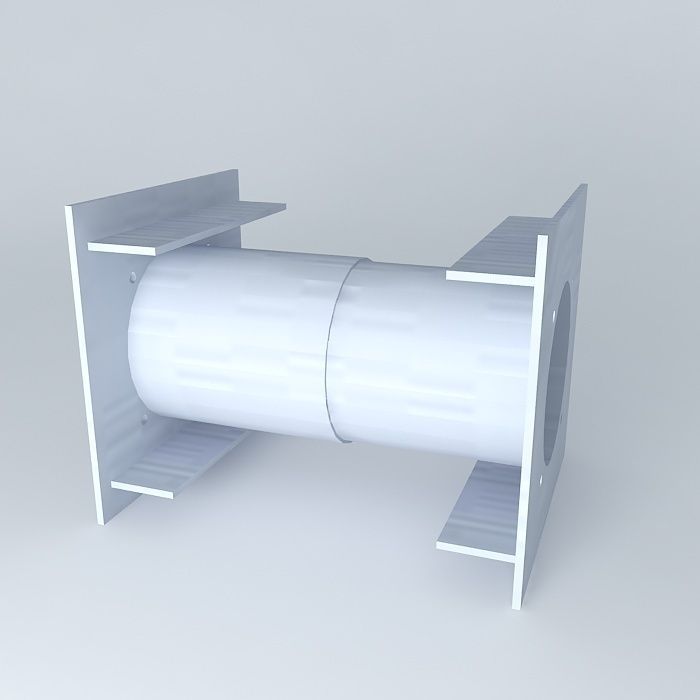 Flue Collar Free 3D model_1