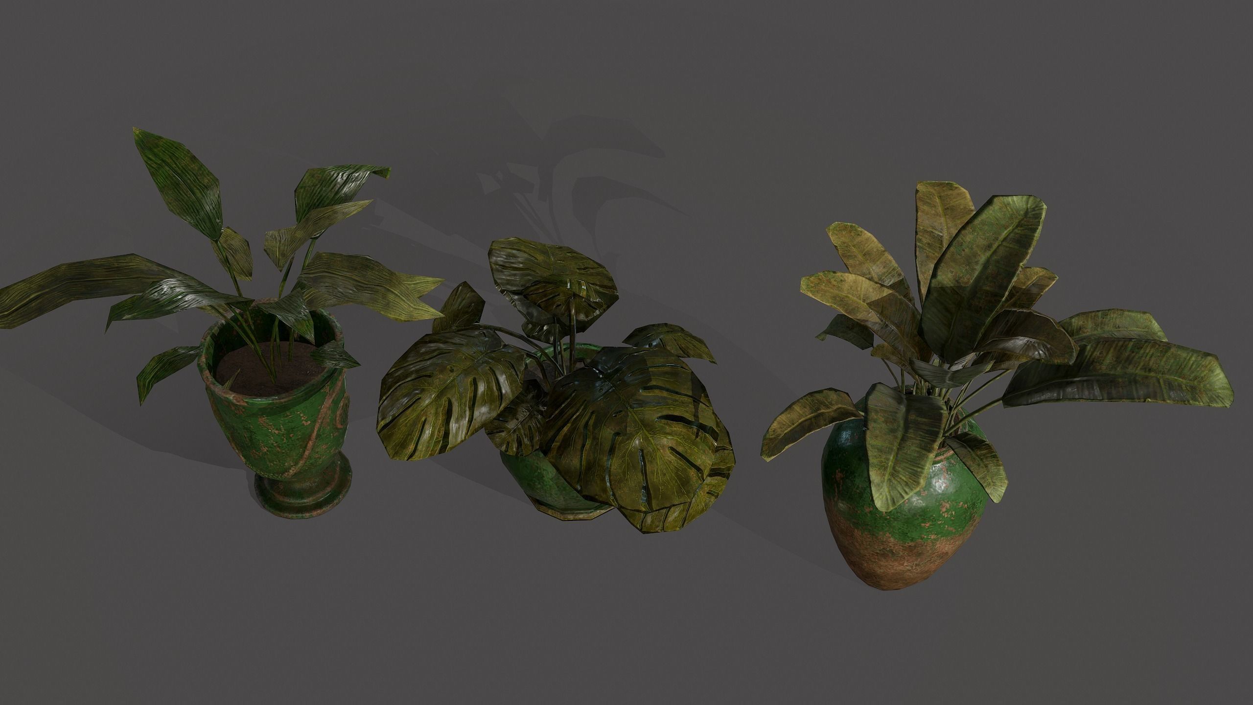 Lib Flowers Low-poly 3D model_2