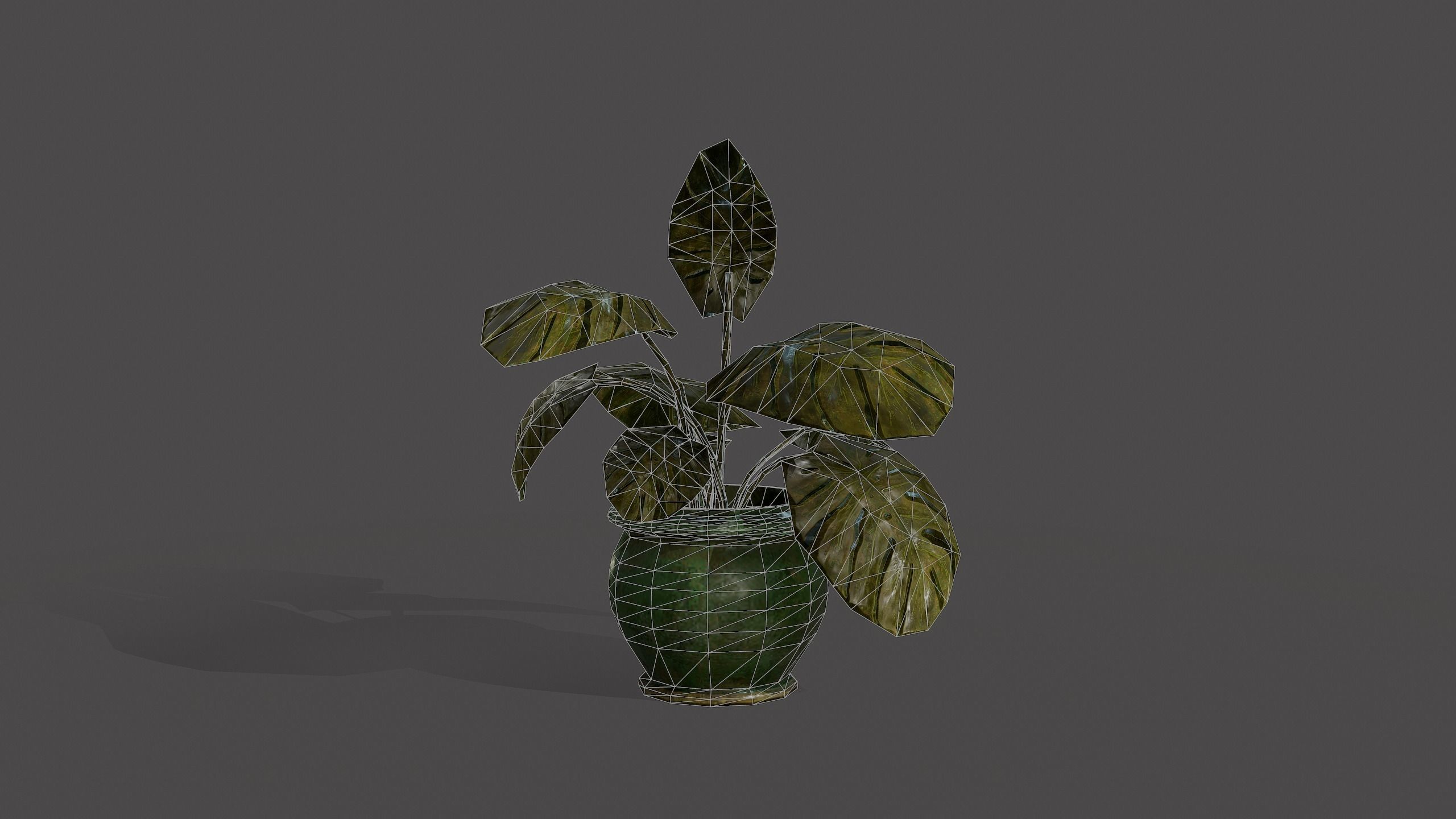 Lib Flowers Low-poly 3D model_5