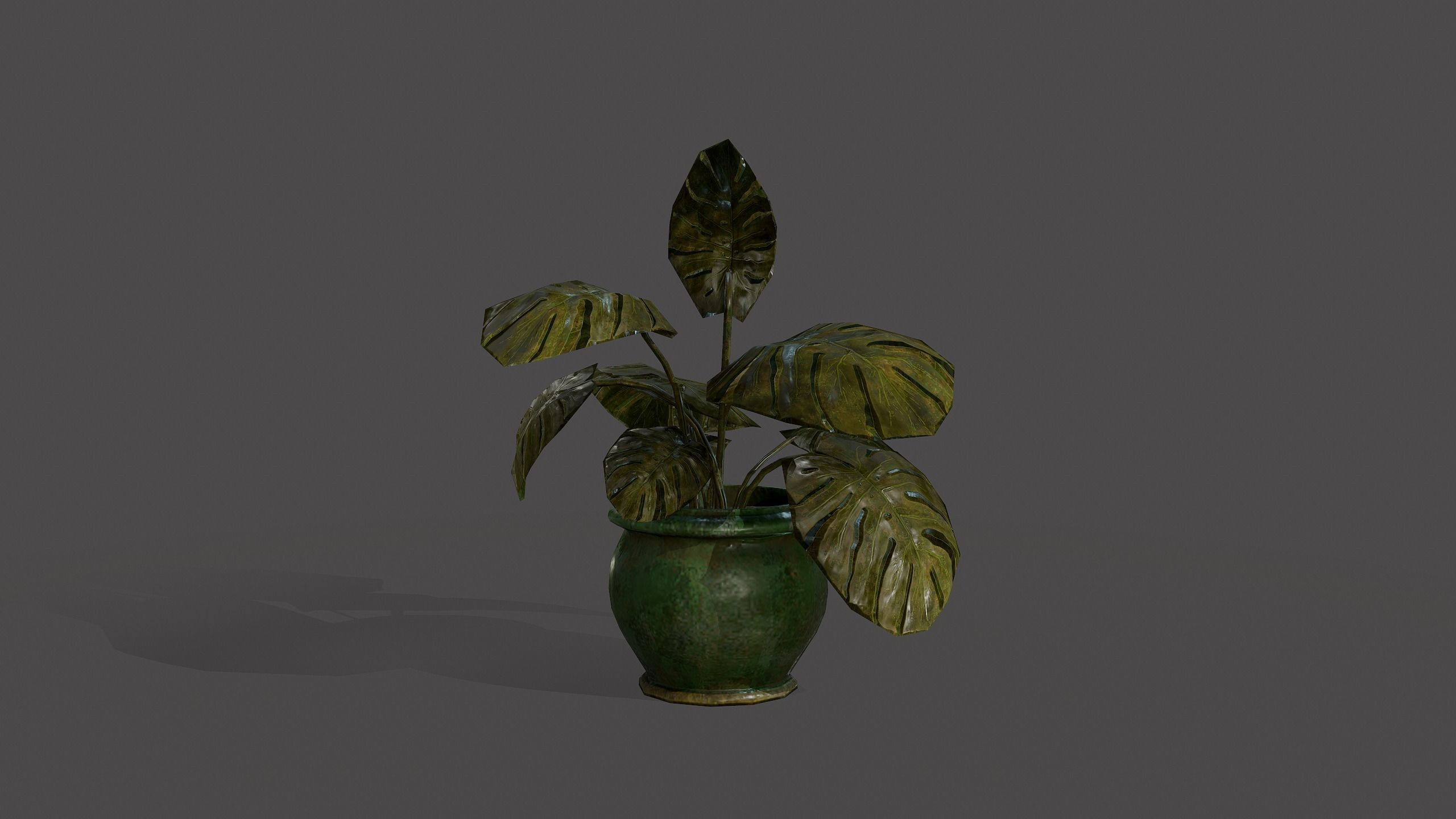 Lib Flowers Low-poly 3D model_4