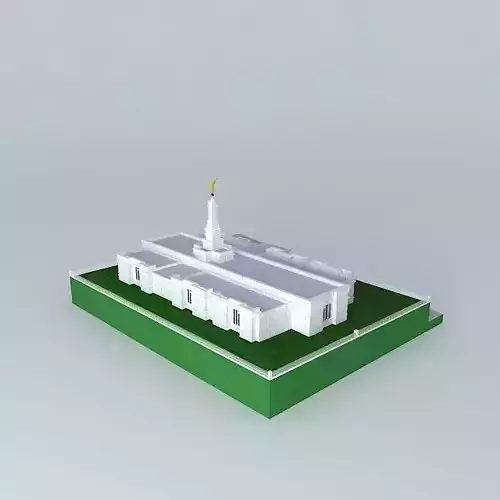 LDS Temple Melbourne Australia Templo Mormon. Free 3D model