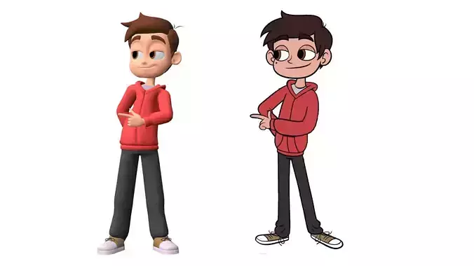 Marco Dias rigged for animation 3D model