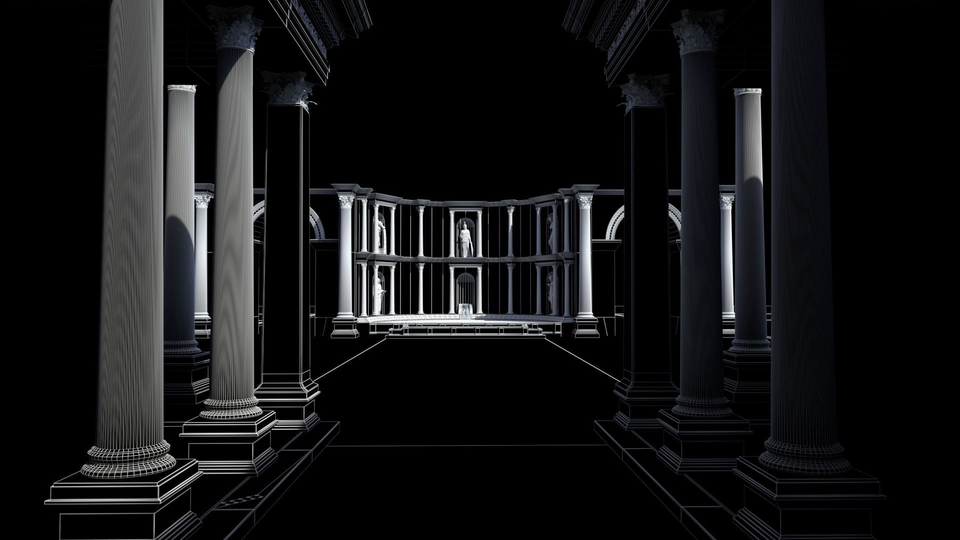 Roman Ancient City 3D model_6