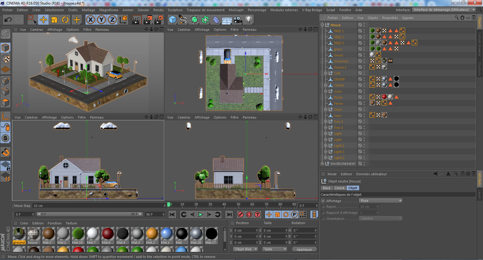 Low Poly House V3 Low-poly 3D model_20