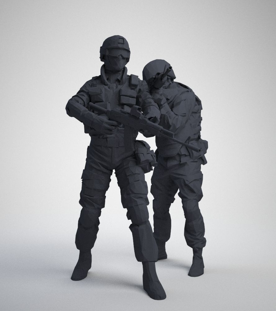 two Assault 3D print model_20