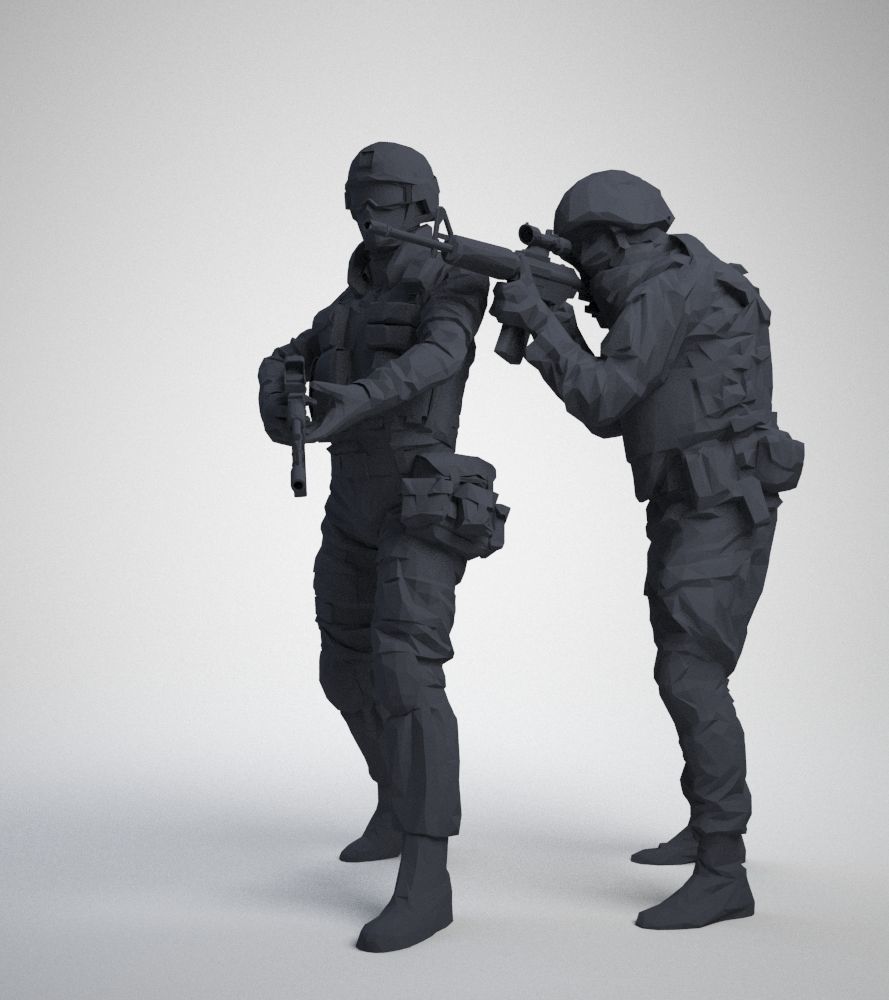 two Assault 3D print model_4