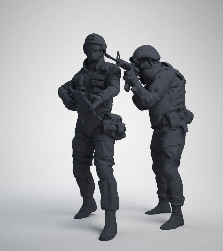 two Assault 3D print model_3