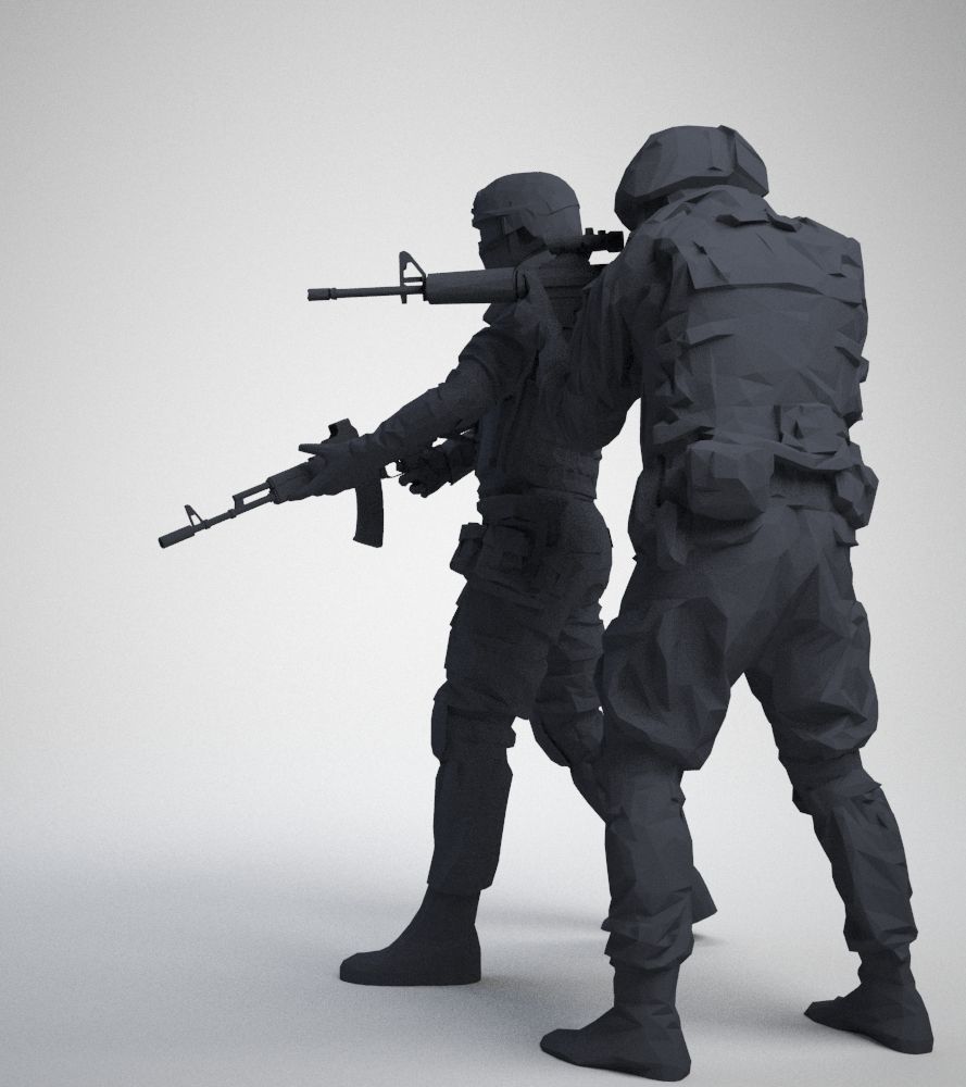 two Assault 3D print model_7