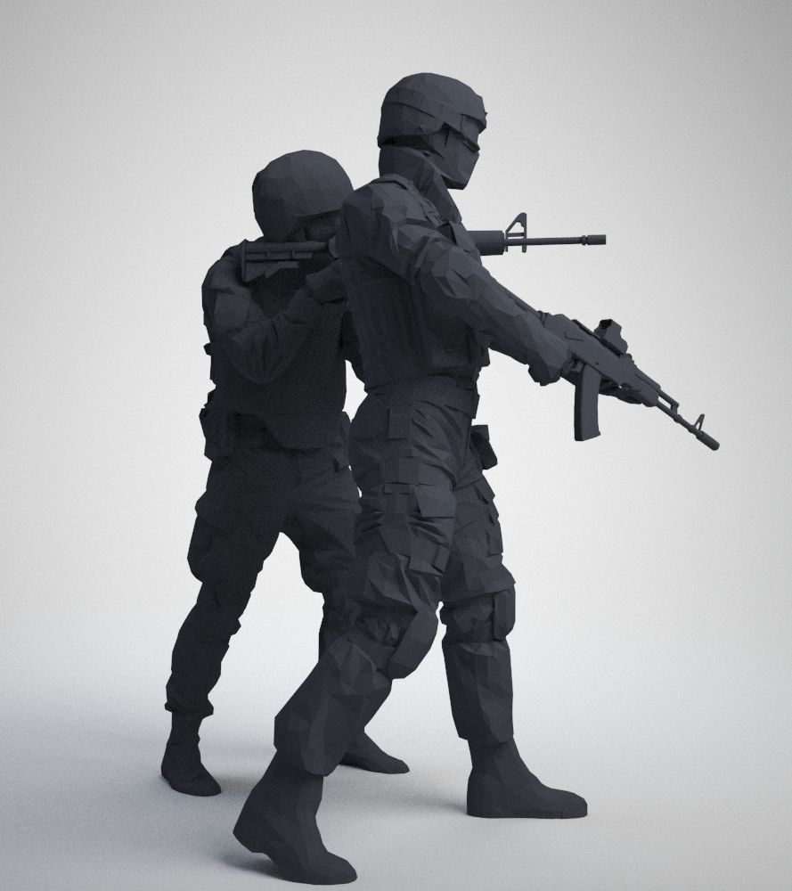 two Assault 3D print model_14