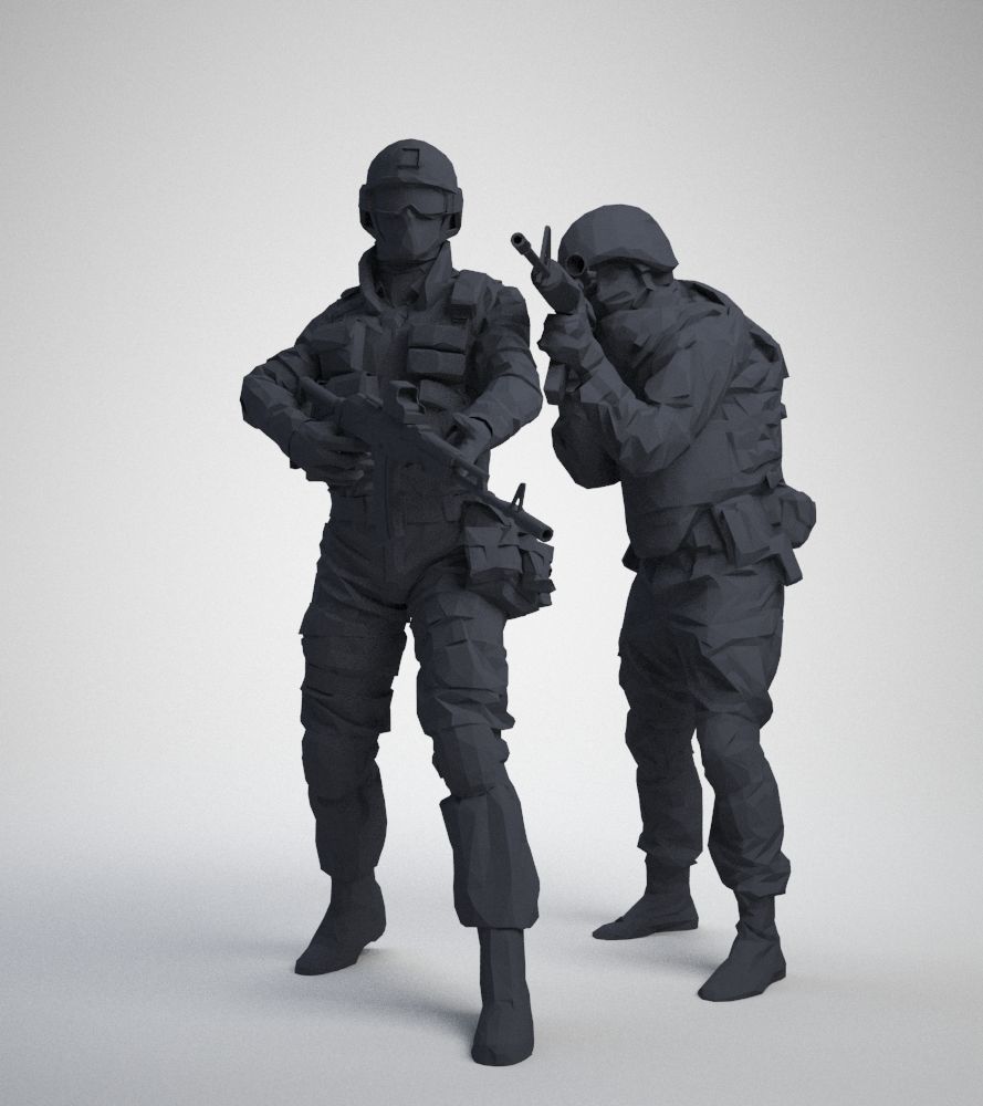 two Assault 3D print model_2