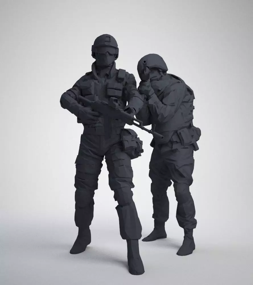 two Assault 3D print model_0