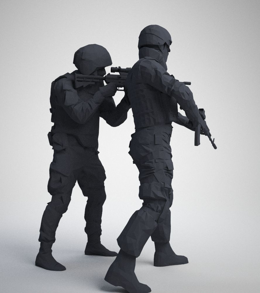 two Assault 3D print model_13