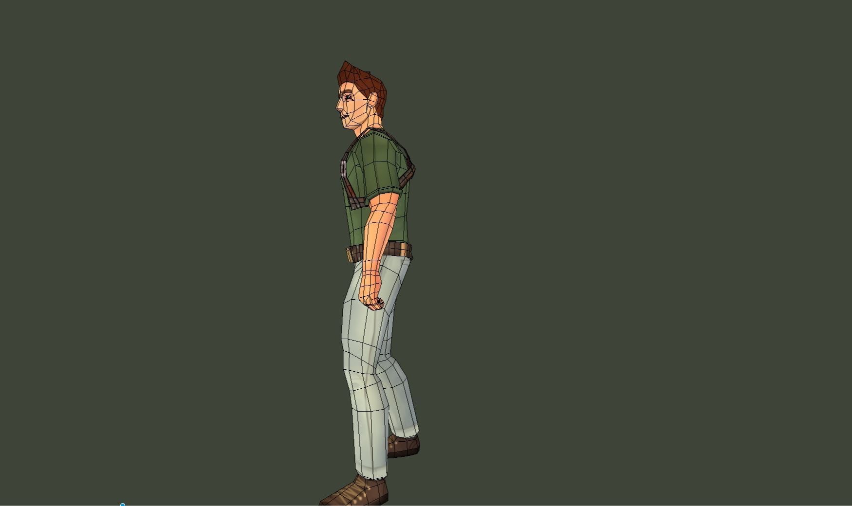 Mobile Hero Updated to V2 - Now PBR Low-poly 3D model_20