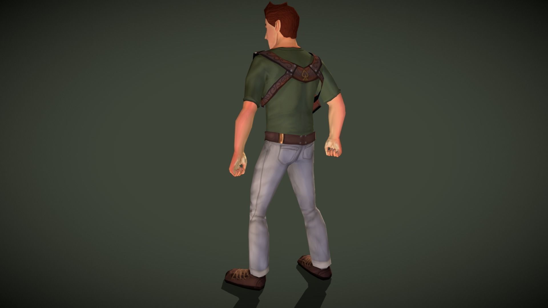 Mobile Hero Updated to V2 - Now PBR Low-poly 3D model_25