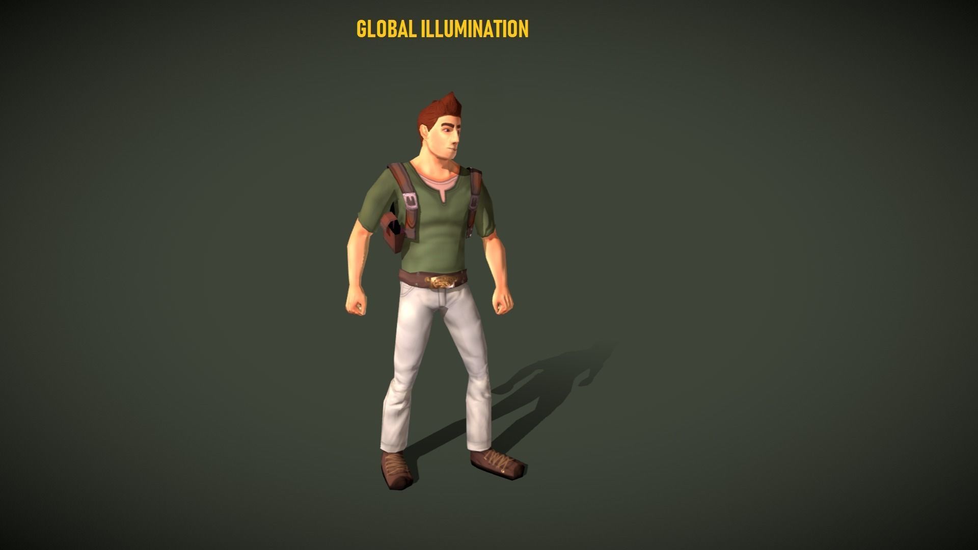 Mobile Hero Updated to V2 - Now PBR Low-poly 3D model_22