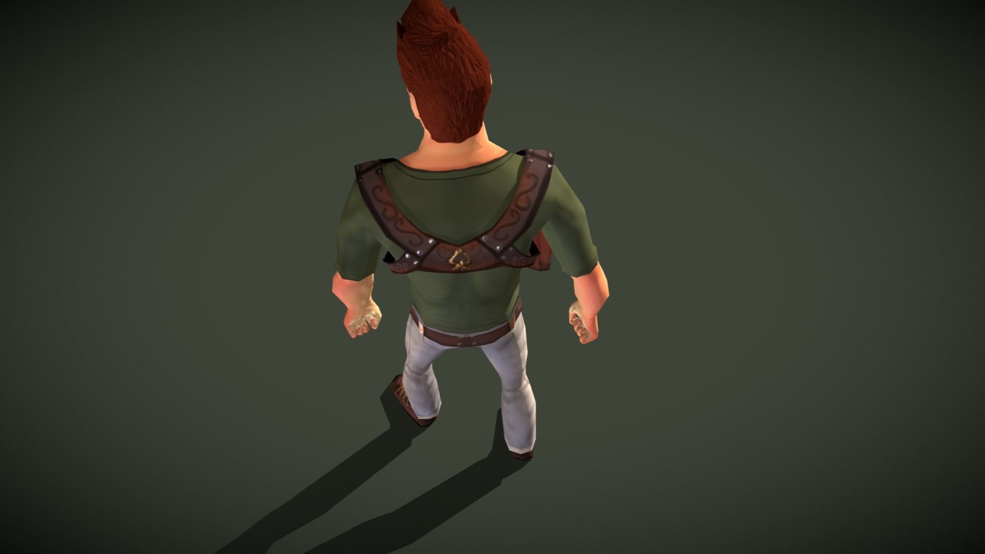 Mobile Hero Updated to V2 - Now PBR Low-poly 3D model_26