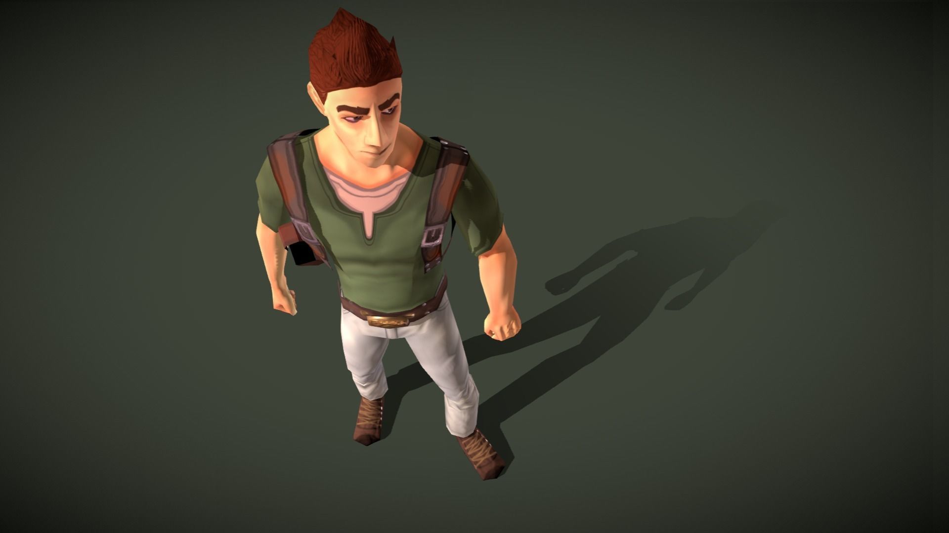 Mobile Hero Updated to V2 - Now PBR Low-poly 3D model_24