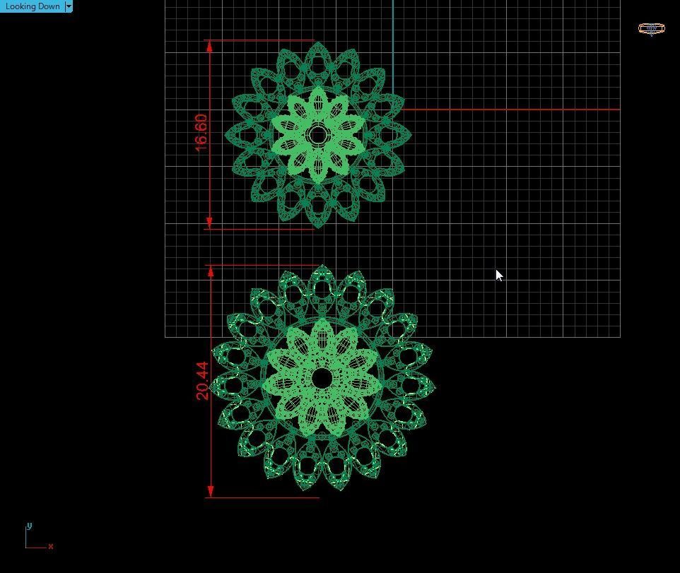 Multi Shaped Pendants with Earrings Total 8 Pieces 3D print model_16