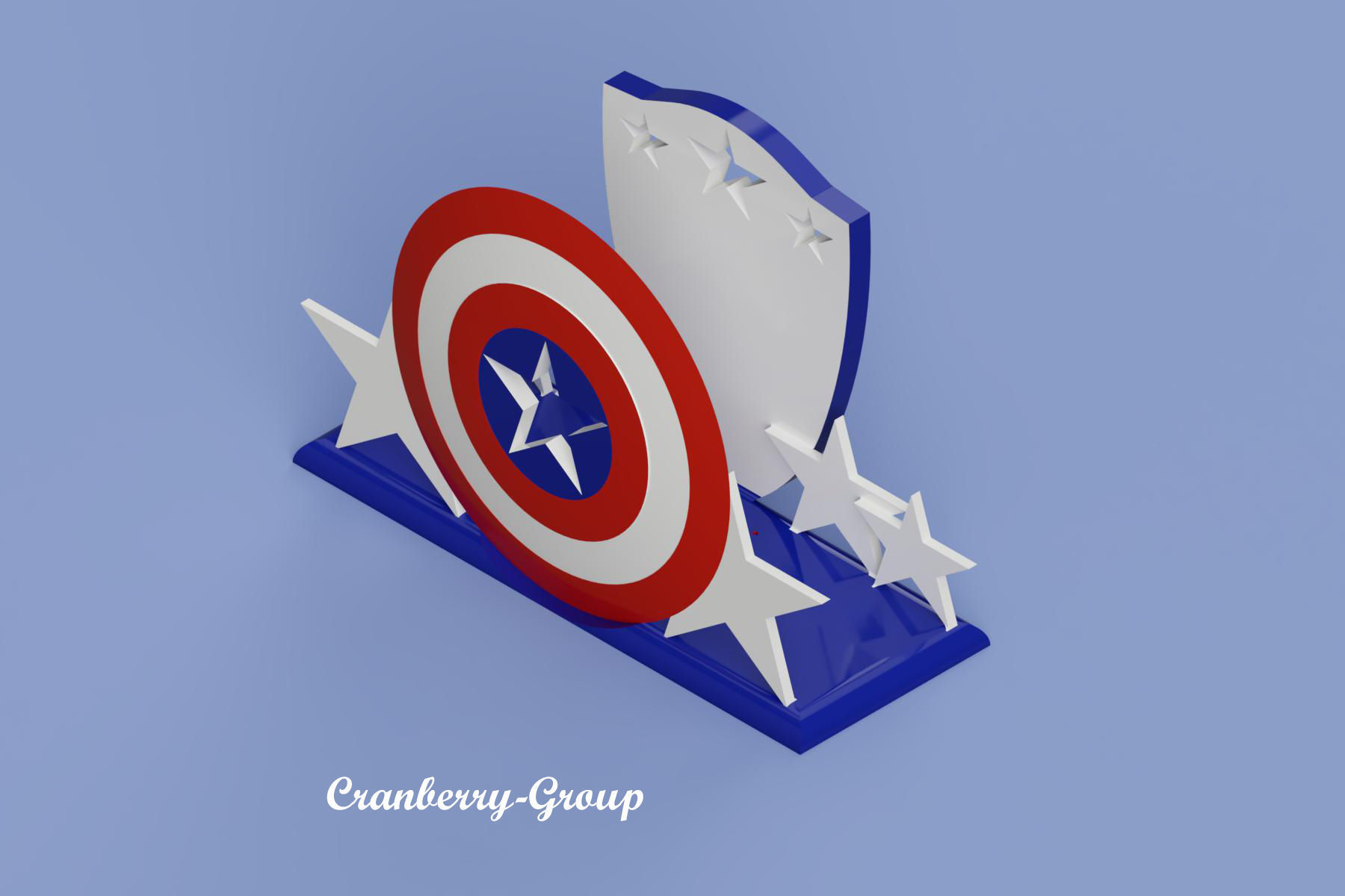 Napkin holder 3D print model_0