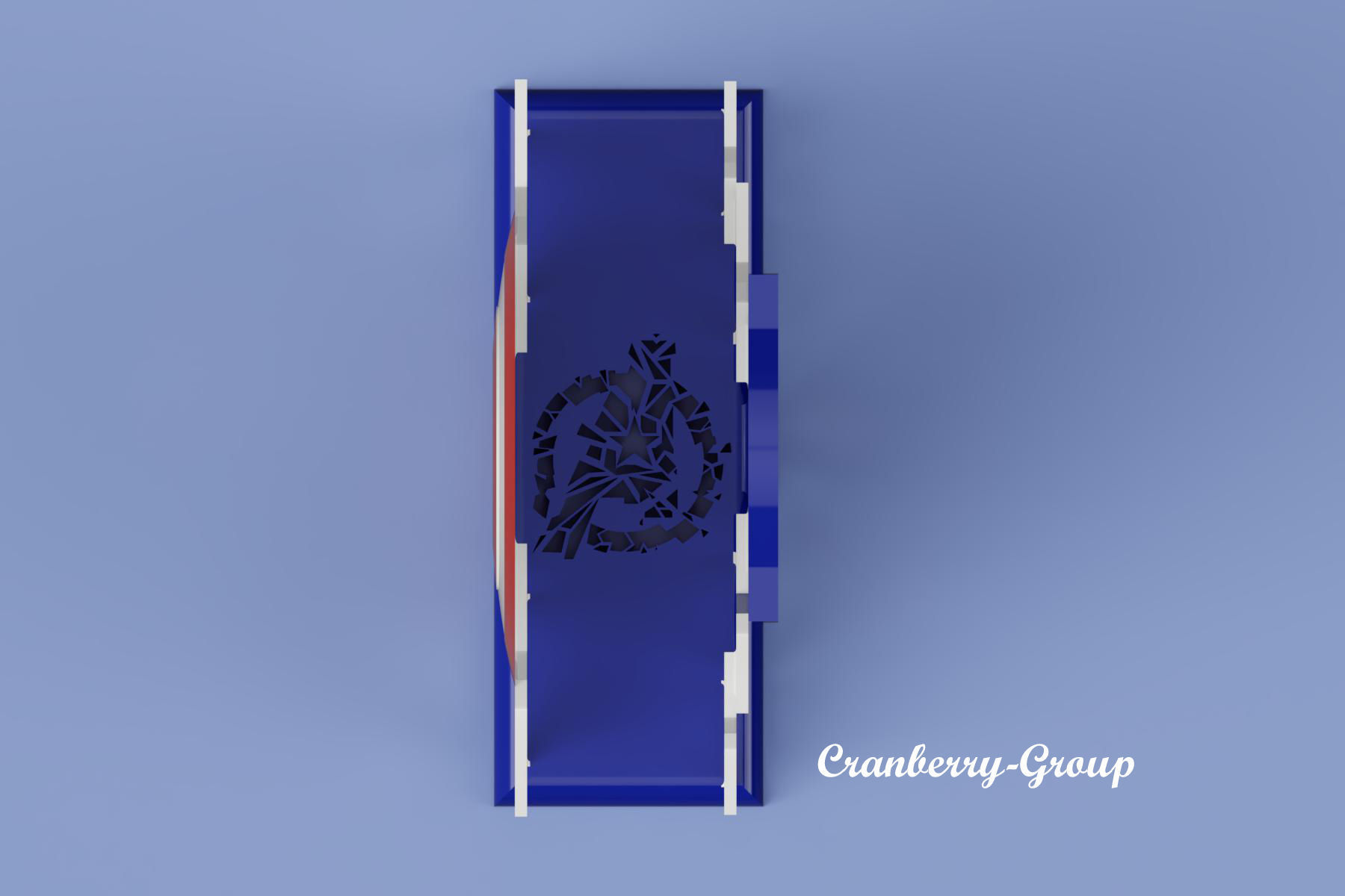 Napkin holder 3D print model_4