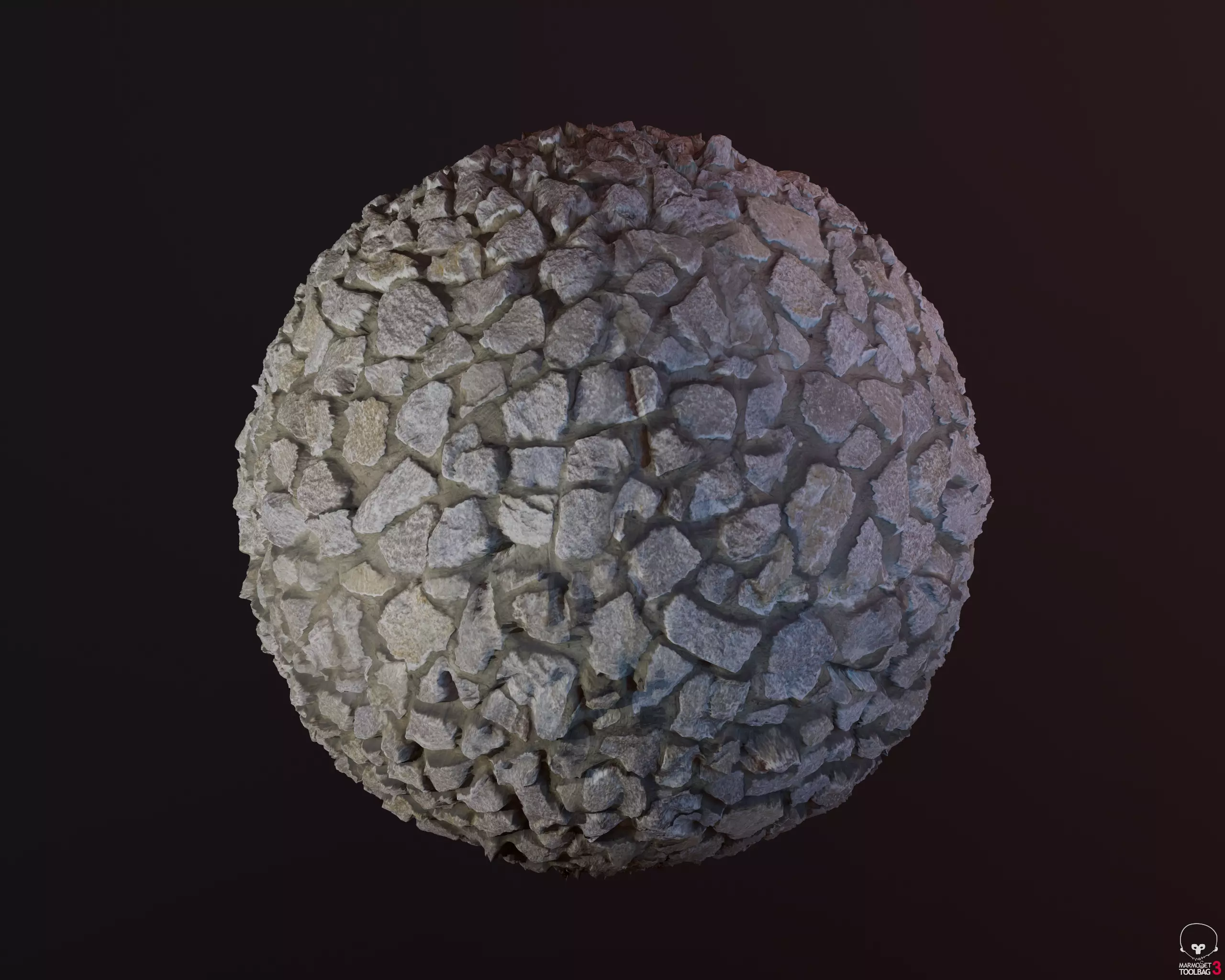 Cobblestone Seamless Texture Photoscanned PBR Texture_0