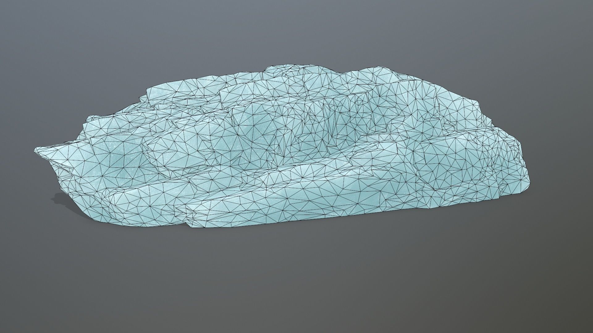 ice rocks Low-poly 3D model_16