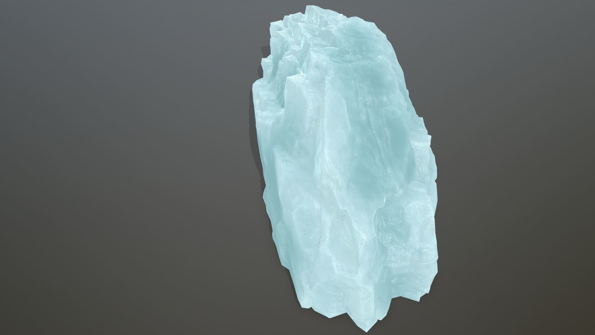 ice rocks Low-poly 3D model_14