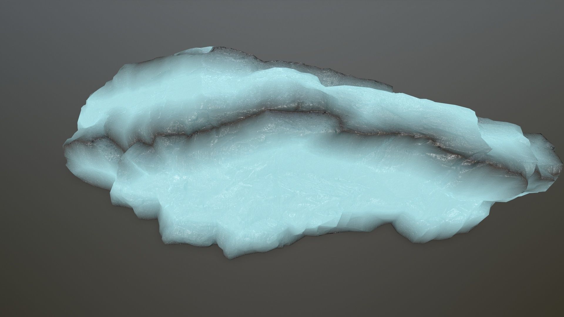 ice rocks Low-poly 3D model_14