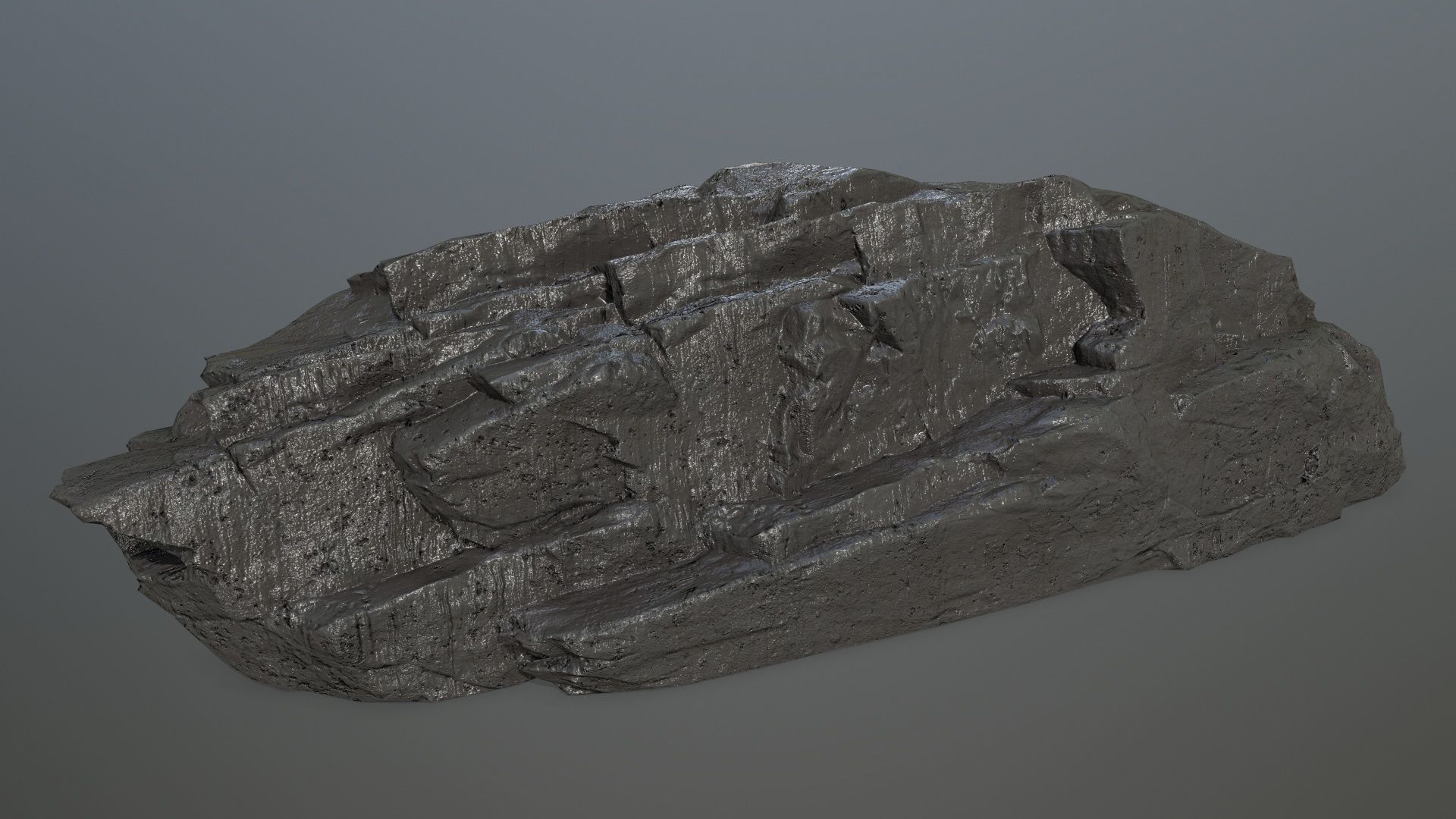 ice rocks Low-poly 3D model_19