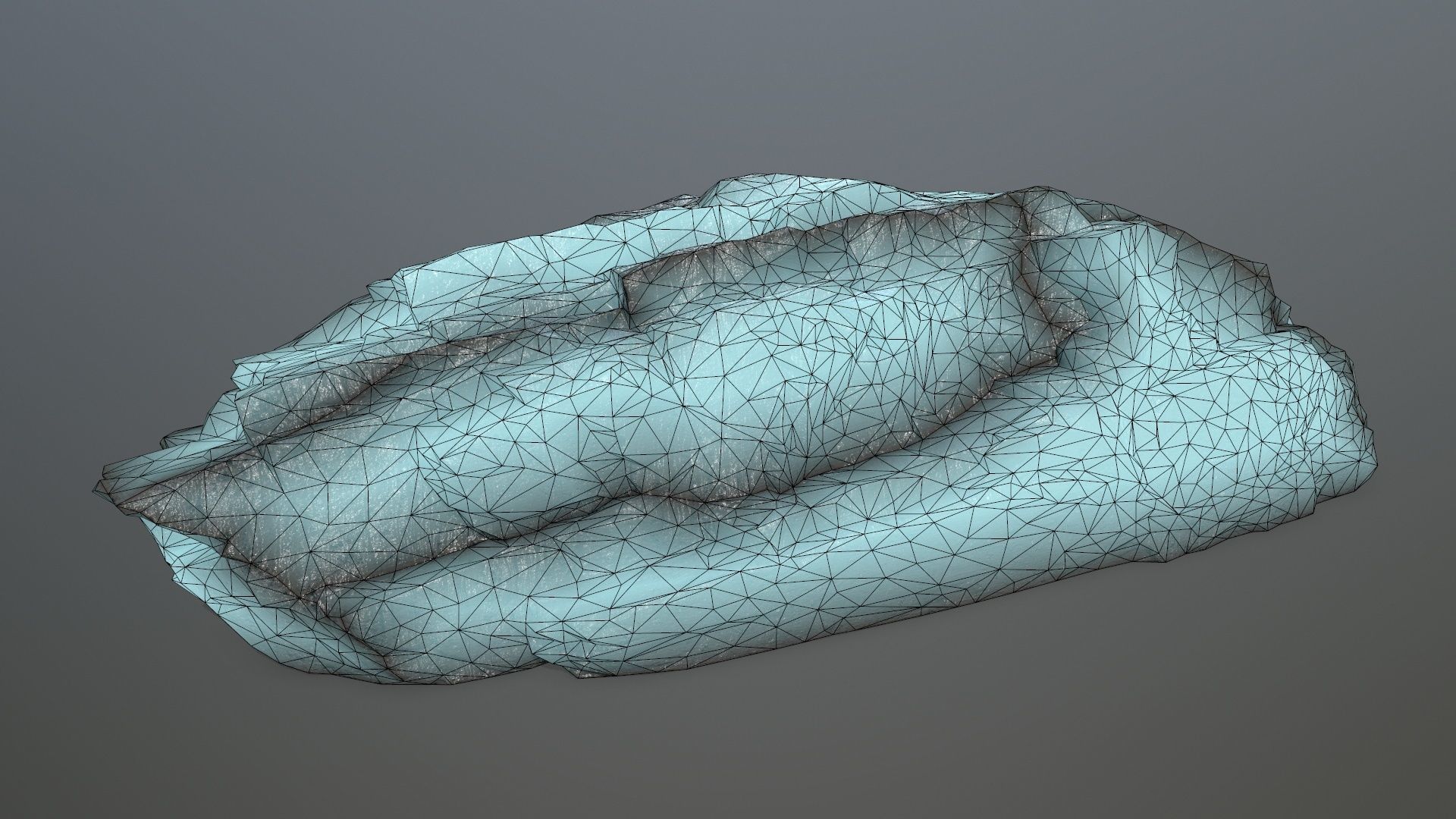 ice rocks Low-poly 3D model_21