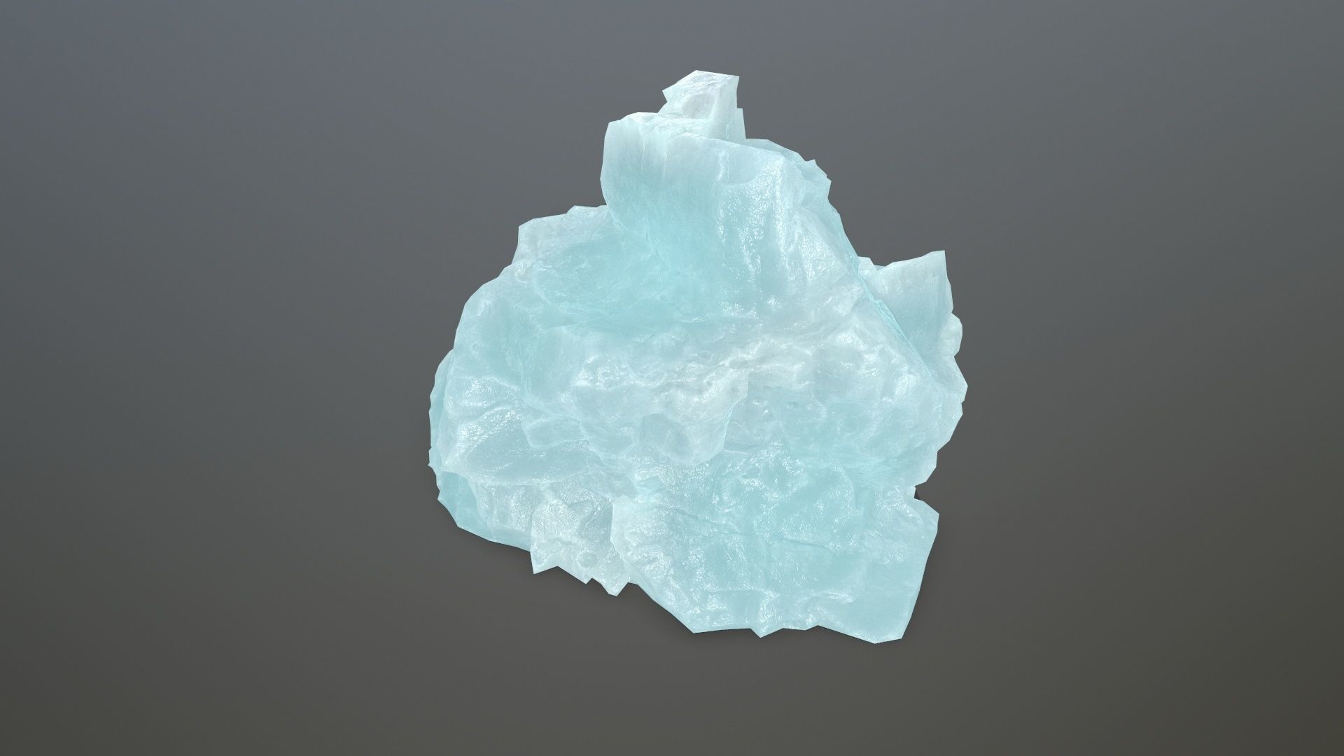 ice rocks Low-poly 3D model_14