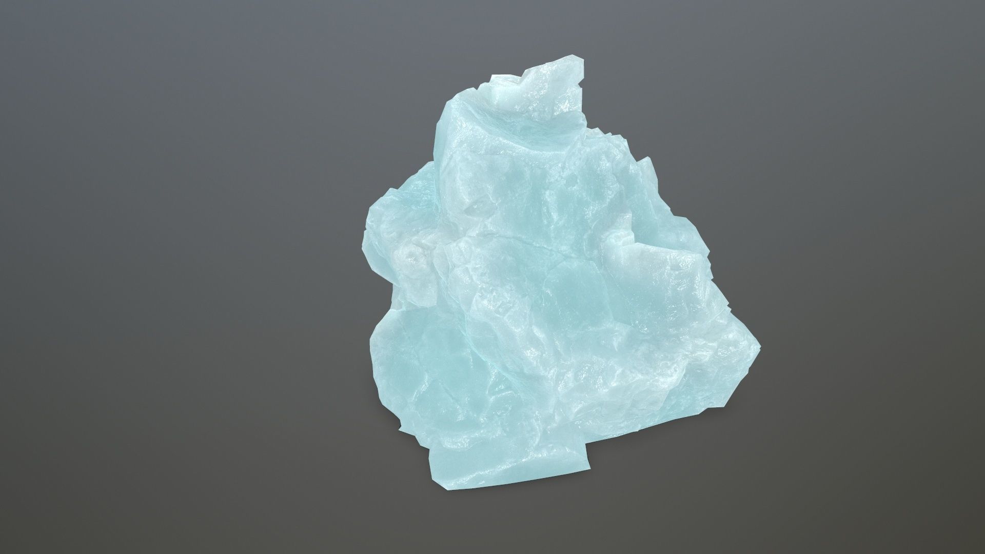 ice rocks Low-poly 3D model_13